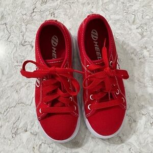 Heelys Red Sneakers with White Details